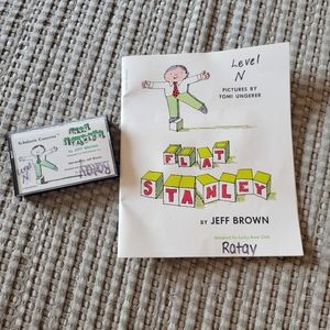 Vintage Flat Stanley with Cassette Copyright 1972